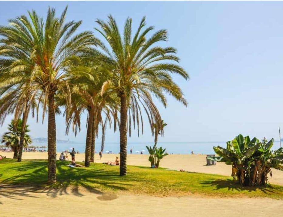 Malagueta 1 Linea De Playa Daire Málaga Dış mekan fotoğraf
